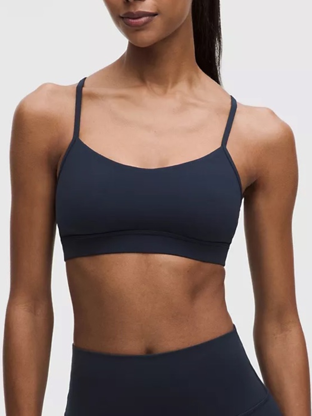 NWOT - Lululemon Flow Y Bra (True Navy)